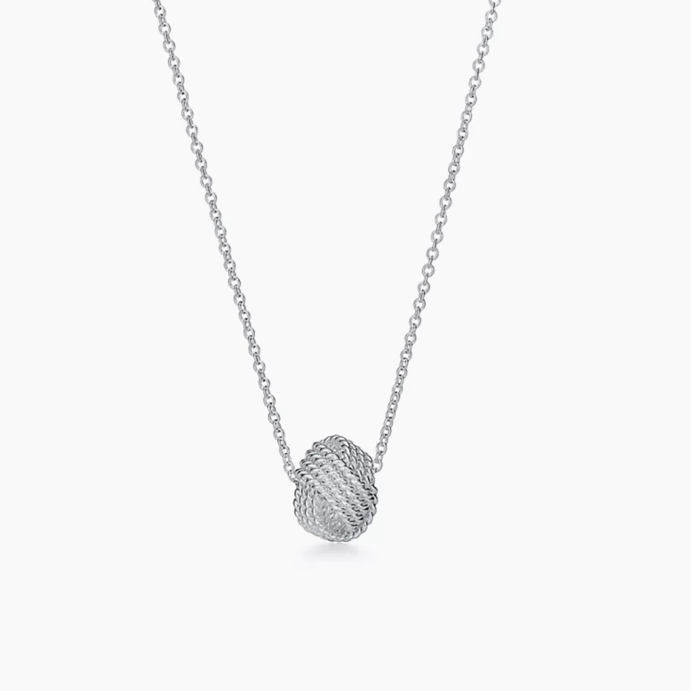 Tiffany and Co. Sterling Silver Knot Pendant